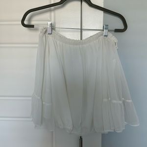Off-Shoulder Cropped Top with Bell Sleeves - Sz Small - worn once